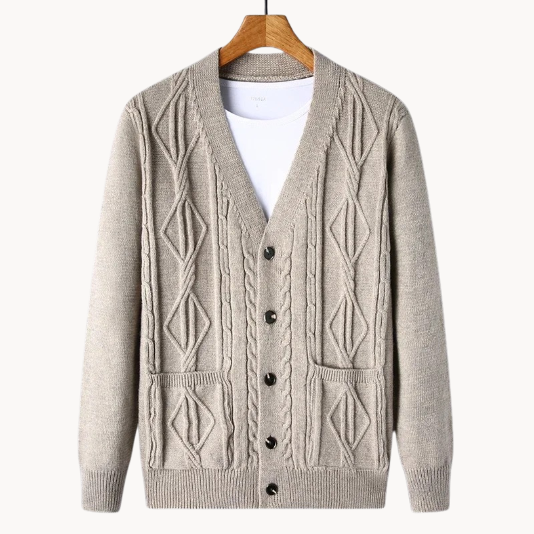 Mannen Cardigan Elegant en Veelzijdig - StudioMarella