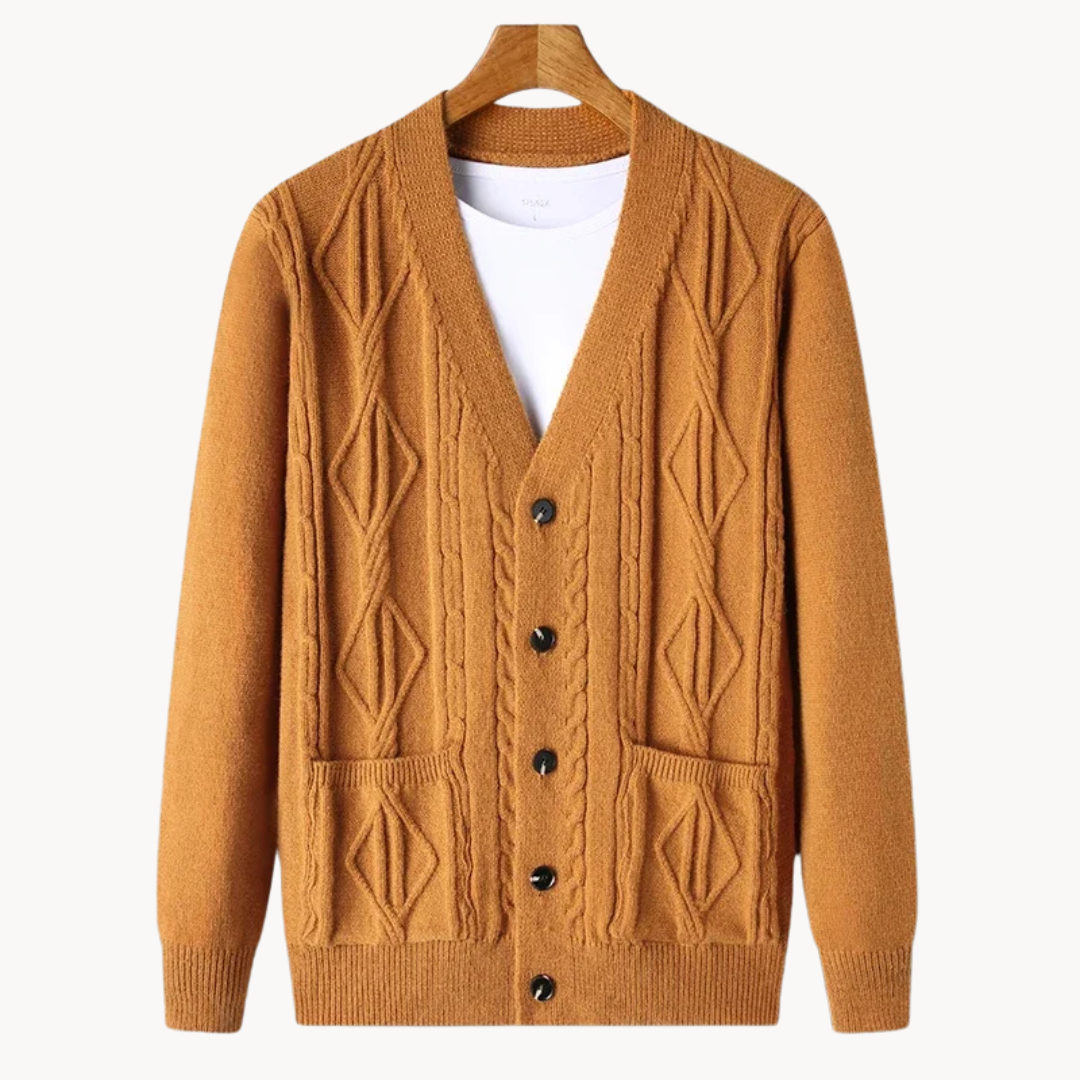 Averon | Elegante Heren Cardigan Met Knopen