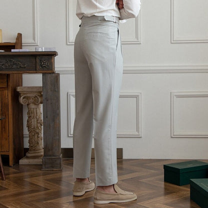 Heren Broek Casual Met Gesp voor Alledaagse Dracht