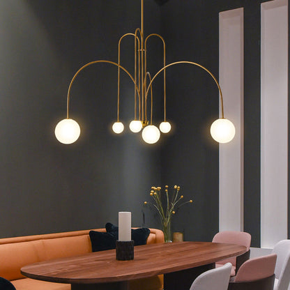 Hanglamp Zwaluwen Metaal Glas Zwart Goud Roze G9 LED Woonkamer Slaapkamer Decoratief