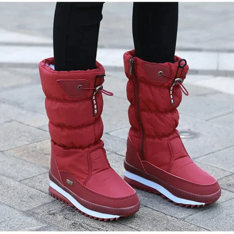 Dames Winterlaarzen Waterdicht Warme Snowboots - StudioMarella