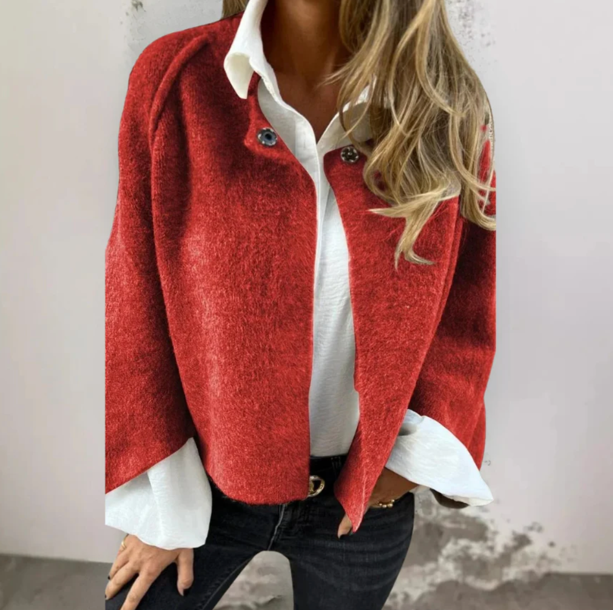 Damesjas Stijlvol met Zacht Fleece Lining