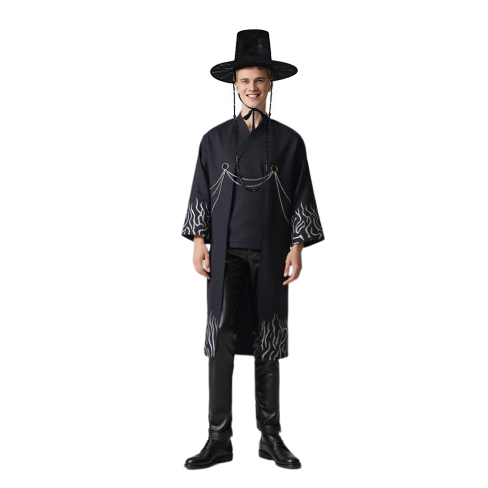 Driedelig Kinderkostuum Zwart voor Themafeesten en Cosplay