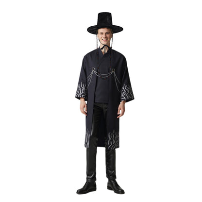 Driedelig Kinderkostuum Zwart voor Themafeesten en Cosplay