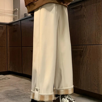 Witte Wijde Winterbroek Comfortabele Fit voor Dames - StudioMarella