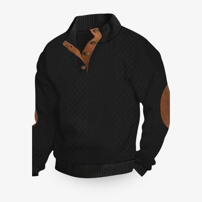 Kabeltrui Heren | Knoopsluiting Kraag & Verzorgde Look