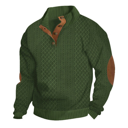 Kabeltrui Heren | Knoopsluiting Kraag & Verzorgde Look
