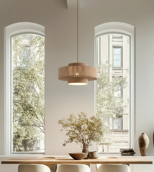 Hanglamp Gevlochten Katoen 50cm Boho Scandinavisch Design Verstelbaar