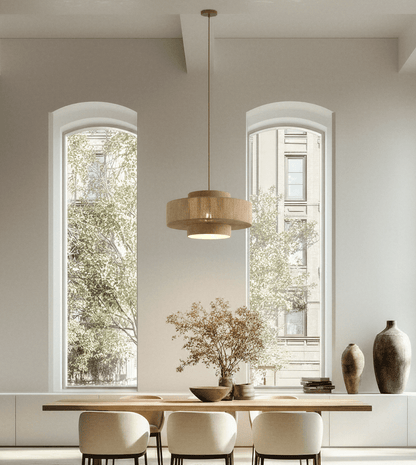 Hanglamp Gevlochten Katoen 50cm Boho Scandinavisch Design Verstelbaar