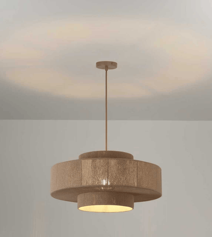 Hanglamp Gevlochten Katoen 50cm Boho Scandinavisch Design Verstelbaar