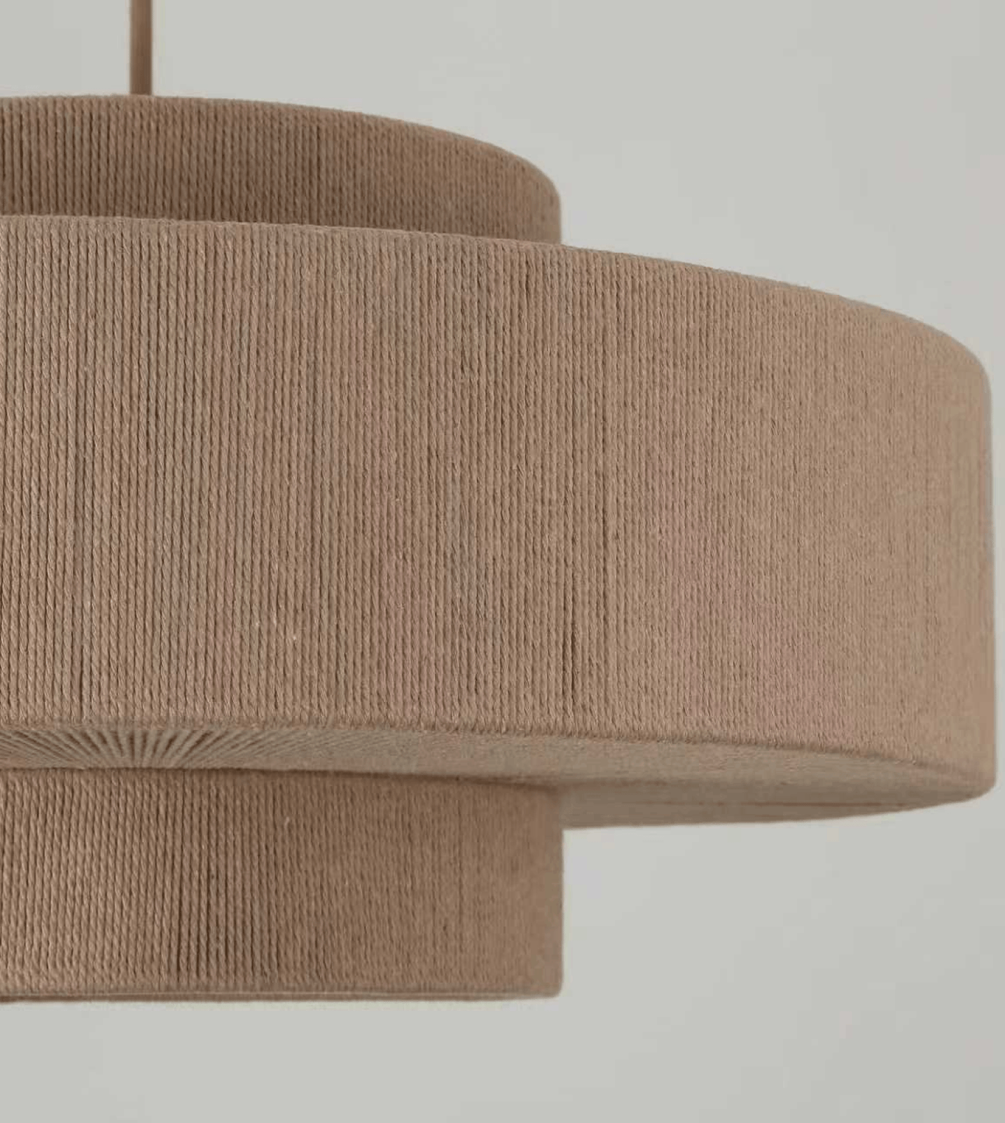 Hanglamp Gevlochten Katoen 50cm Boho Scandinavisch Design Verstelbaar