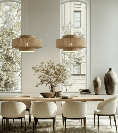 Hanglamp Gevlochten Katoen 50cm Boho Scandinavisch Design Verstelbaar