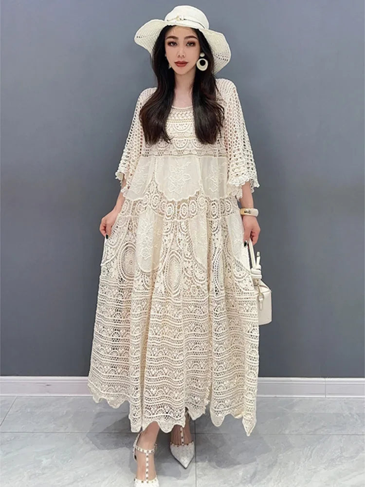 Vrouwelijke Zomerjurk Elegant Jurk van Bella Moda