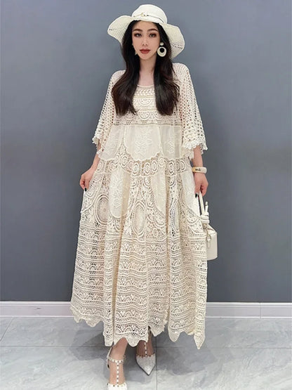 Vrouwelijke Zomerjurk Elegant Jurk van Bella Moda