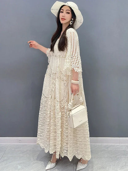 Vrouwelijke Zomerjurk Elegant Jurk van Bella Moda