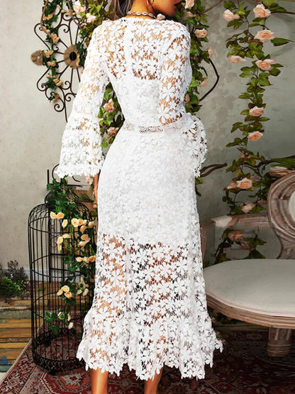 Lange Zomerjurk voor Vrouw Elegant van Bellezza