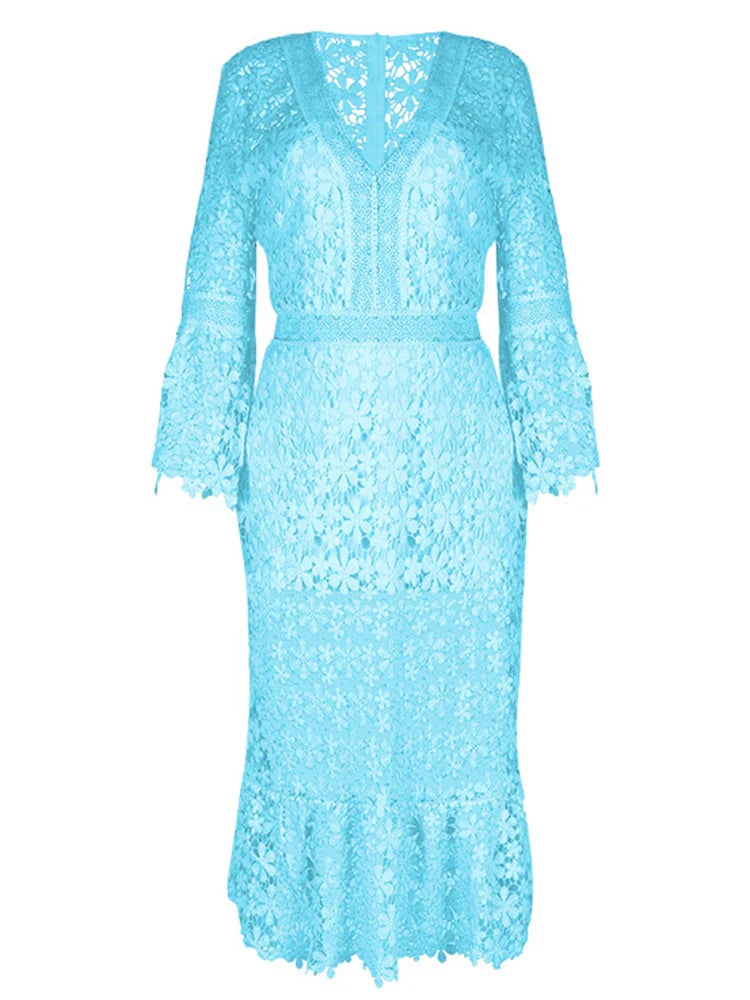 Lange Zomerjurk voor Vrouw Elegant van Bellezza