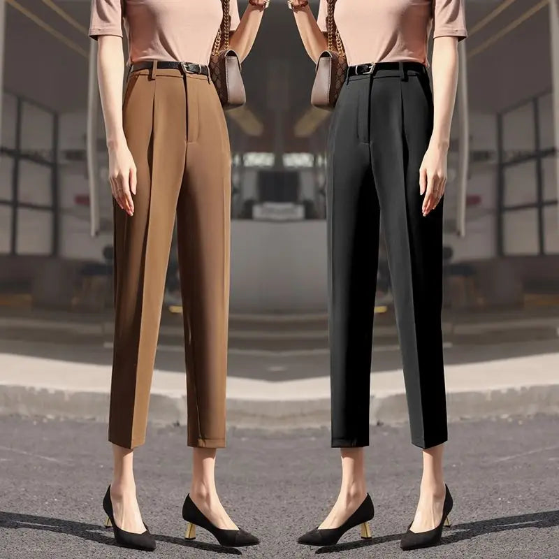 Hoge Taille Broek Comfortabel Elegant Design