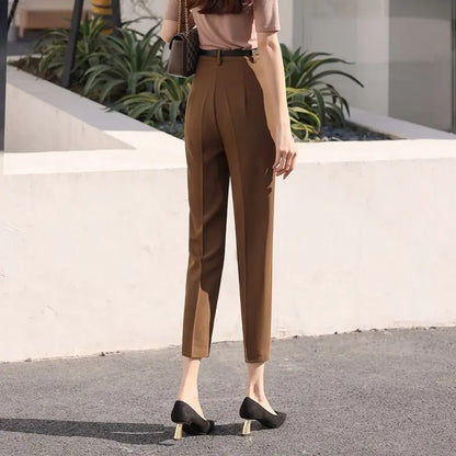 Hoge Taille Broek Comfortabel Elegant Design