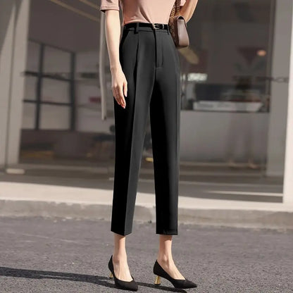 Hoge Taille Broek Comfortabel Elegant Design