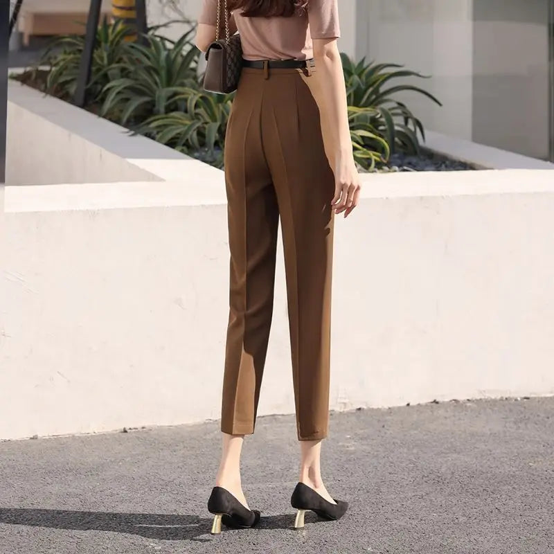 Hoge Taille Broek Comfortabel Elegant Design