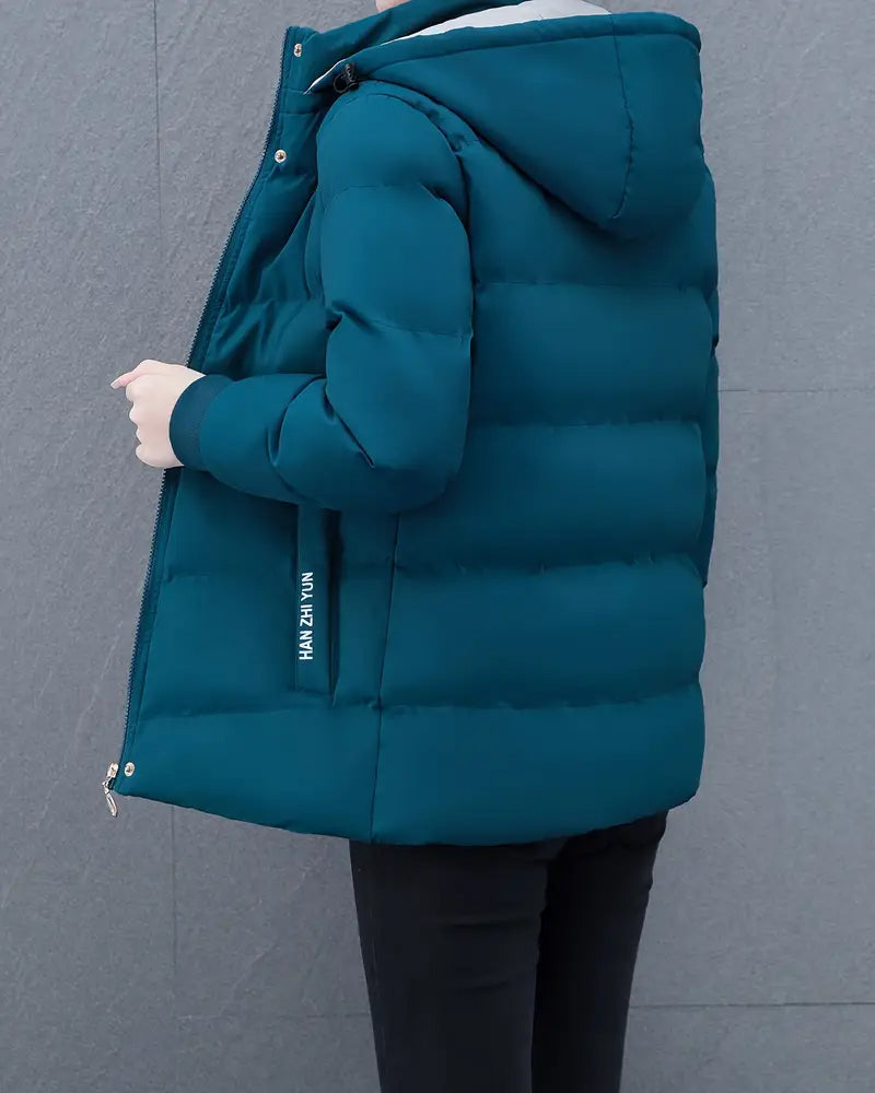 Kara Dames Jas Winter | Warm Met Capuchon, Casual Lange Dames Jas 7
