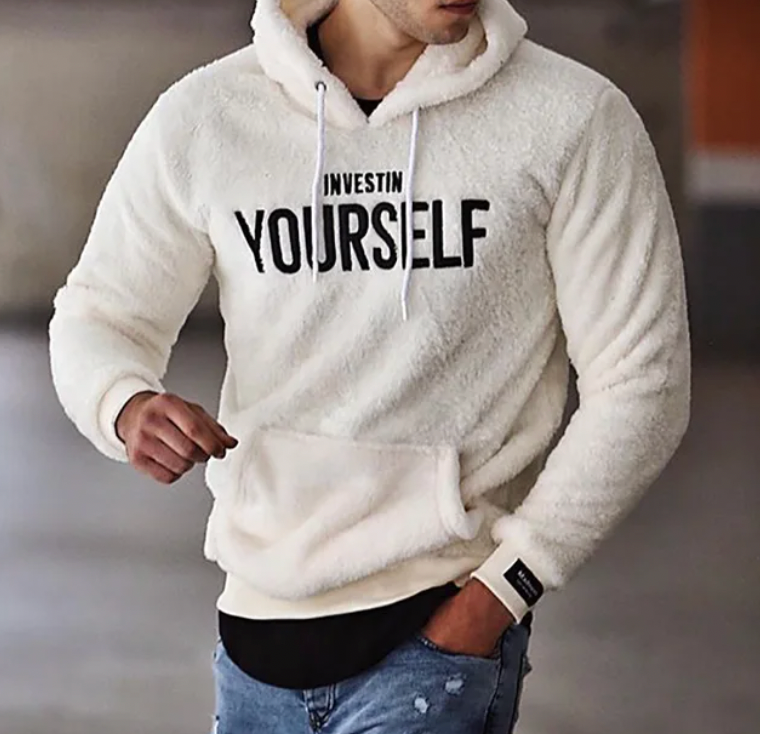 Kari Mannen Hoodie | Zachte Wolmix met Kangoeroezak, Comfortabel 2