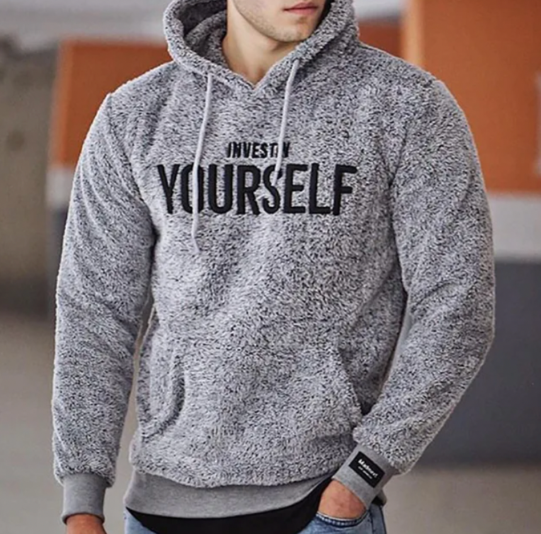 Kari Mannen Hoodie | Zachte Wolmix met Kangoeroezak, Comfortabel 3