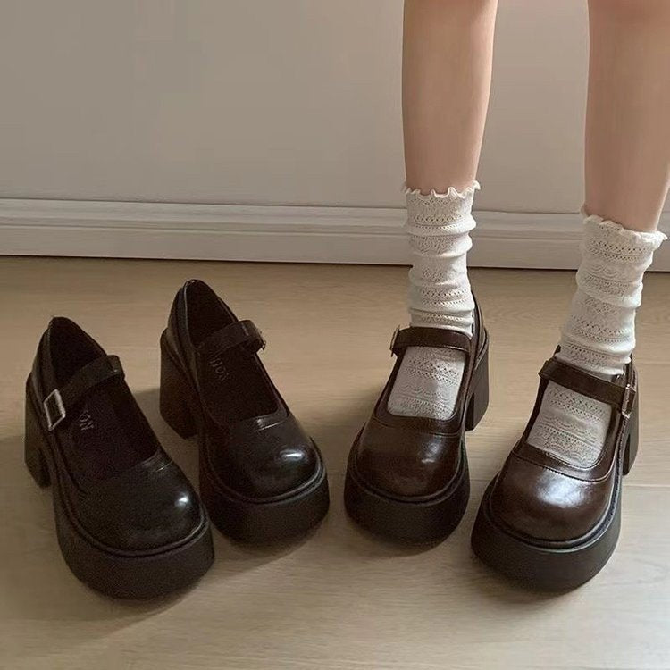 Retro Plateau Schoenen voor Vrouw