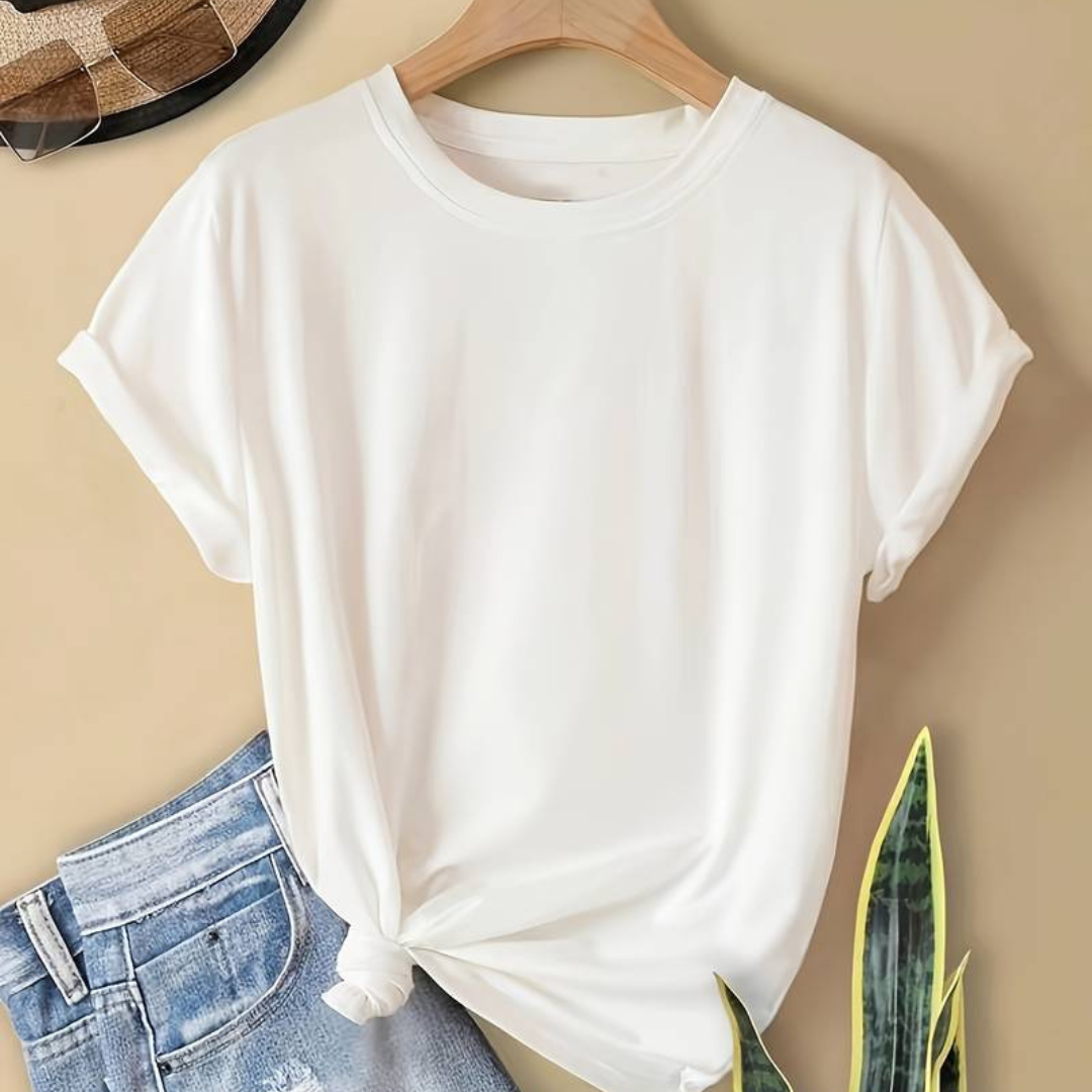Vrouwelijk T-shirt Zacht en Comfortabel Casual Kleding - StudioMarella