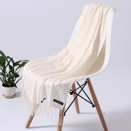 Wintersjaal dames zacht polyester vielseidig drapeerbaar elegante kleurstellingen