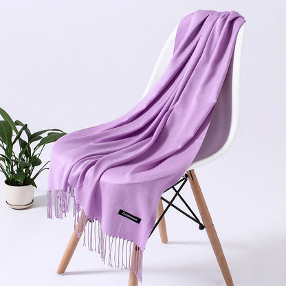 Wintersjaal dames zacht polyester vielseidig drapeerbaar elegante kleurstellingen