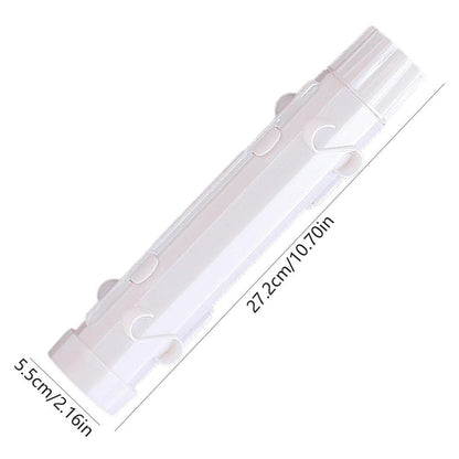 Kashiko sushi set met een witte sushimaker, ontworpen voor het moeiteloos bereiden van perfecte sushirollen. De sushimaker heeft een lengte van 27,2 cm en een breedte van 5,5 cm, ideaal voor thuisgebruik. Creëer authentieke sushi eenvoudig en snel in je eigen keuken.