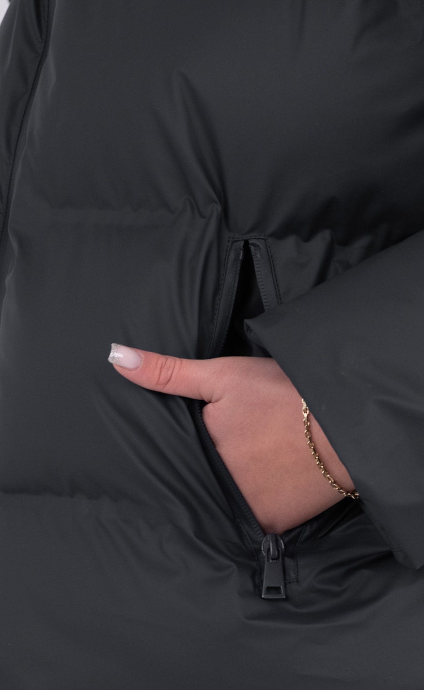 Donkere Parka met Kap voor Dames