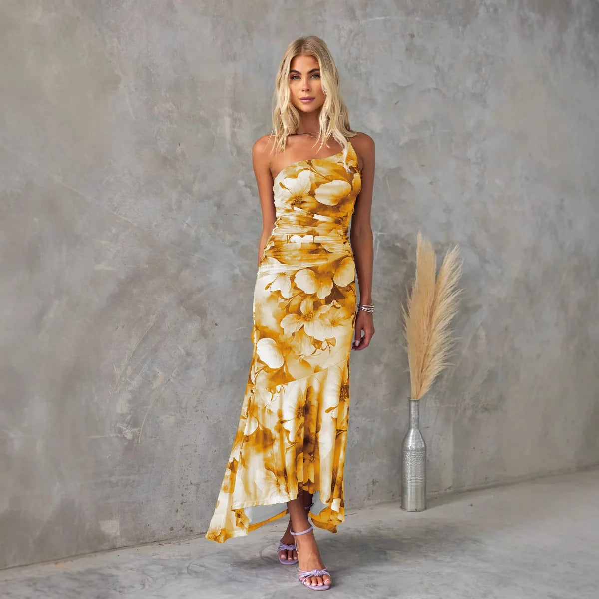 Katherine Midi-jurk Bloemen | Elegante Damesjurk Zomer 8