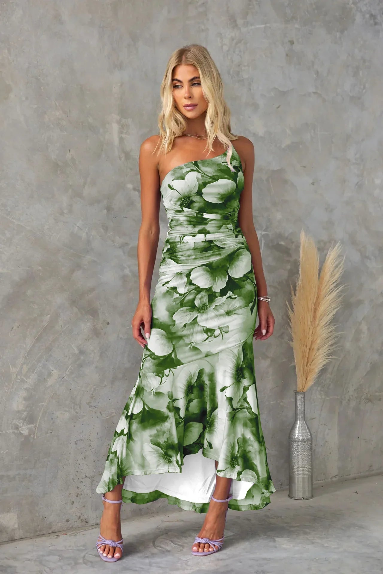 Katherine Midi-jurk Bloemen | Elegante Damesjurk Zomer 9