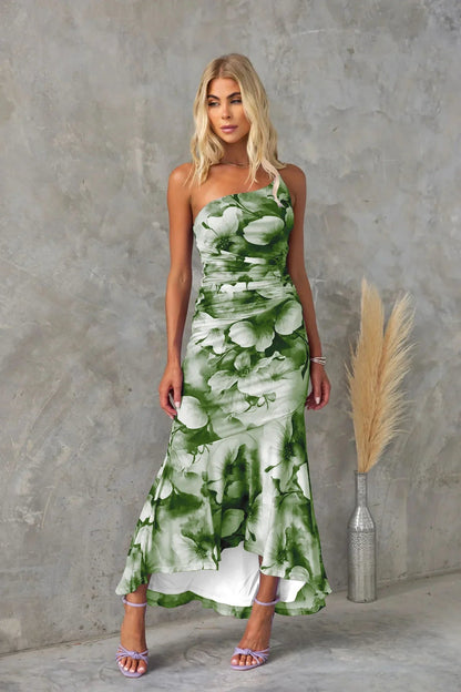 Katherine Midi-jurk Bloemen | Elegante Damesjurk Zomer 9