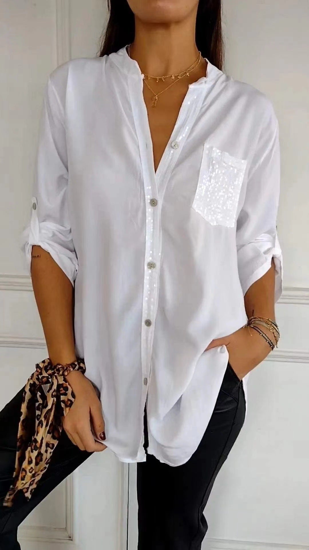 Vrouwelijke Glitter Blazer Jurk