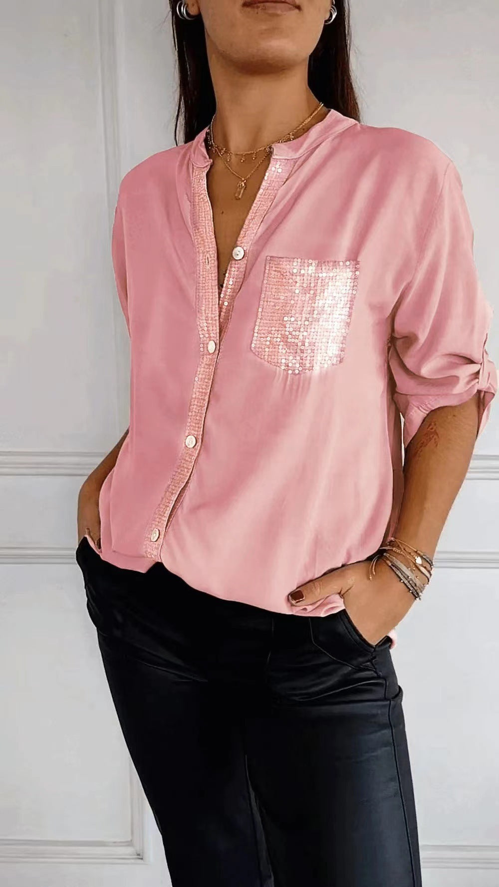 Vrouwelijke Glitter Blazer Jurk