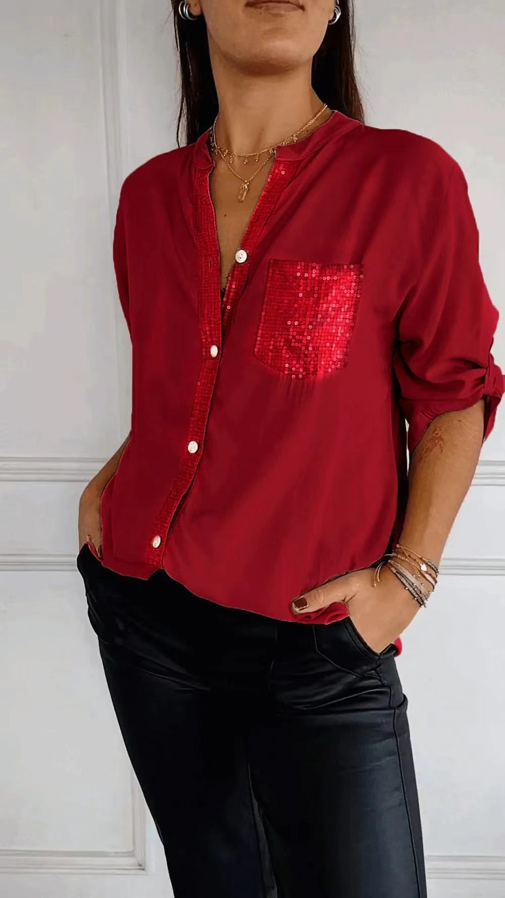 Vrouwelijke Glitter Blazer Jurk
