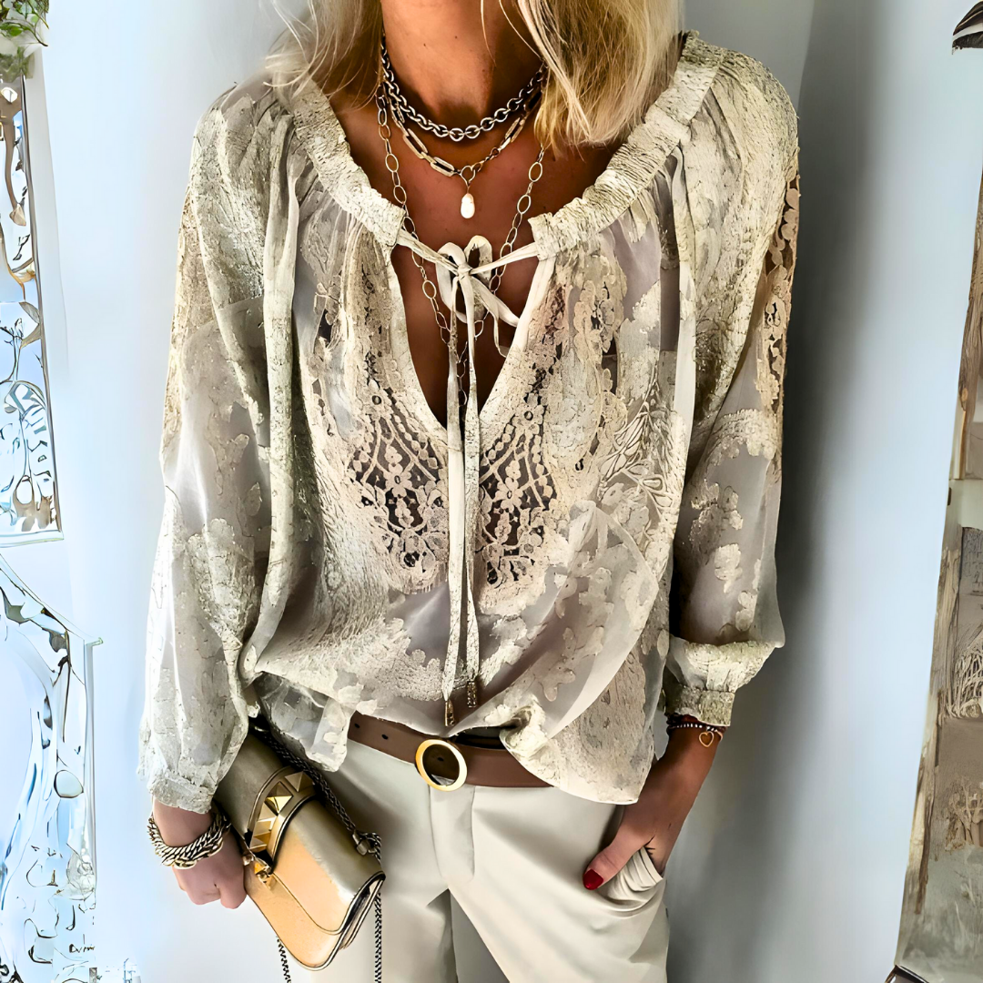 Vrouwelijke Blouse Boho Stijl Moderne Zomer - StudioMarella