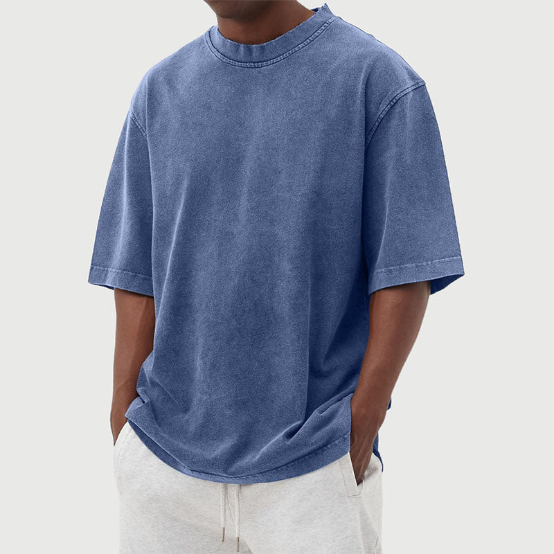 Katoenen T-shirt Heren Relaxed Fit Casual Look - StudioMarella