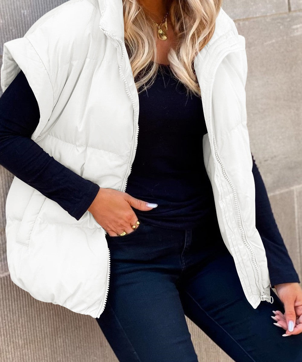 Modieuze Vest met Mouwen voor Vrouw