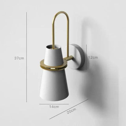 Scandinavische Wandlamp Nordic – Minimalistische Metalen Verlichting voor Moderne Interieurs – Bedrading – Sansoti