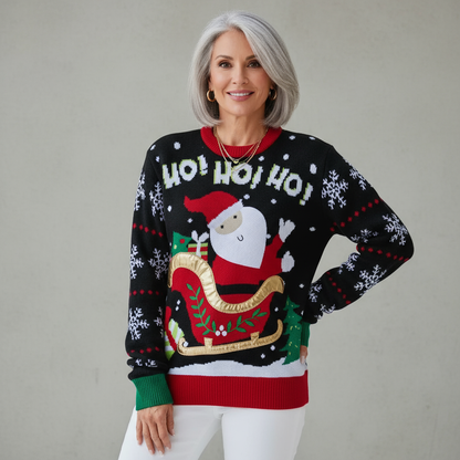 Kerry Dames Kersttrui | Zachte Knit, Feestelijke Look 3