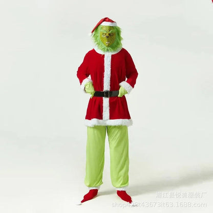 Kerstkostuum voor Volwassenen met Hoed en Masker - StudioMarella