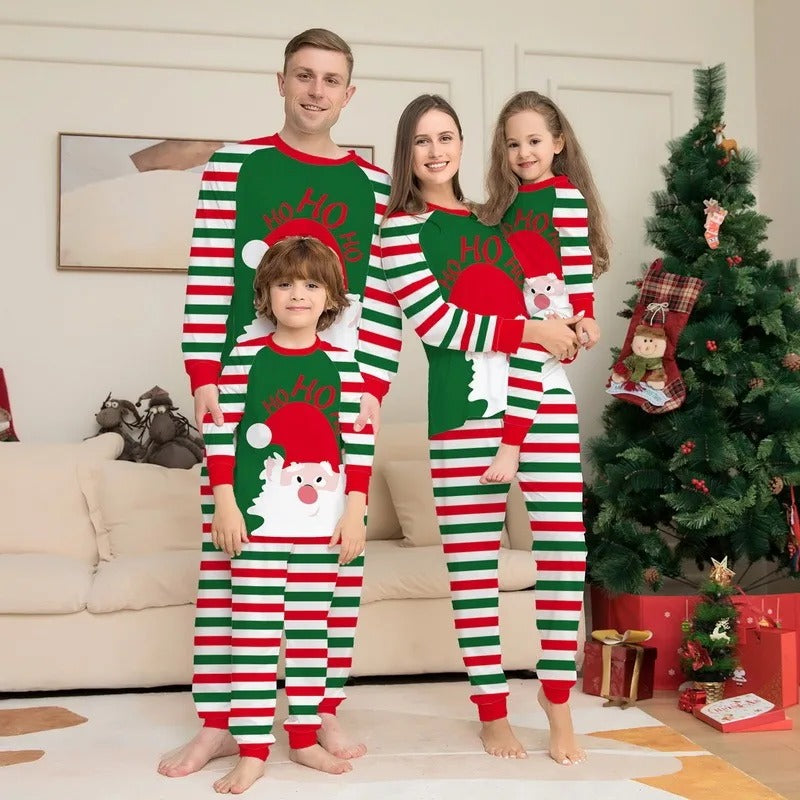 Kerstpyjama Set voor het Gezin Zachte Warme Kleding