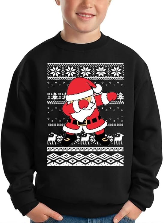 Kerstman Kindertrui | Zachte Stof, Feestelijk Ontwerp 3