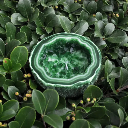 Decoratieve Geurkaars met Kristaleffect – Natuurwas in Geode-Houder voor Rust en Sfeer
