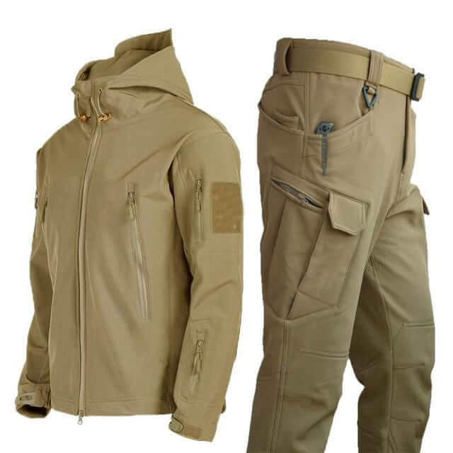 Heren Softshell Set - Warme Jas en Broek voor Outdoor Winter - StudioMarella